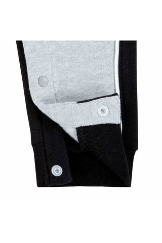 Grenouillère à capuche - Nike - Blanc, noir et gris