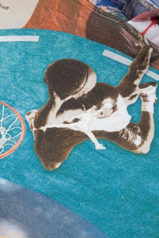 Sweat Brooklyn - Blanc, noir, rouge et bleu