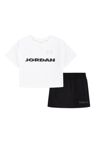 Tshirt et jupe Crafted Utility - Blanc et noir