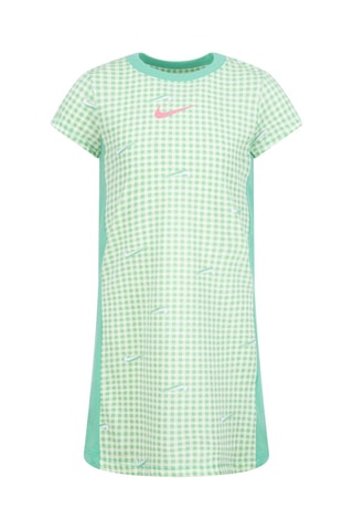 Robe  Tshirt - Blanc, vert et rose