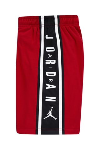 Short de basketball - Blanc, noir et rouge