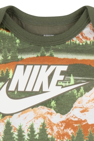 Body et pantalon - Blanc, vert et orange