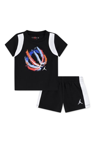 Tshirt et short Fire - Blanc et noir