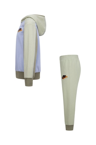 Sweat à capuche et pantalon NSW Reimagine - Nike - Blanc et vert