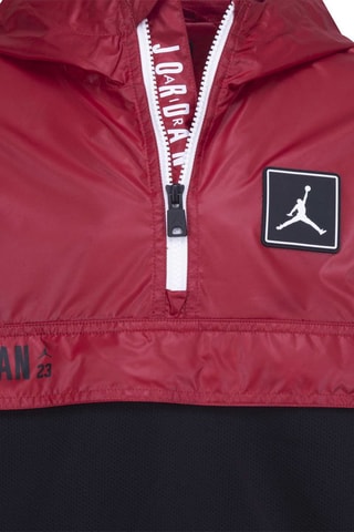 Coupe-vent à capuche - Jordan - Noir et rouge