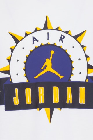 Tshirt - Blanc, bleu et jaune