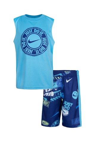 Débardeur et short - Bleu