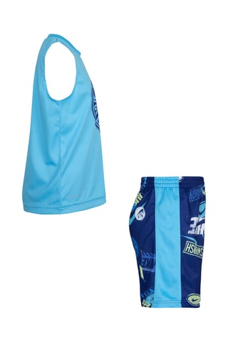 Débardeur et short - Bleu