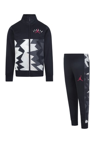 Sweat et pantalon - Blanc, noir, rouge et gris