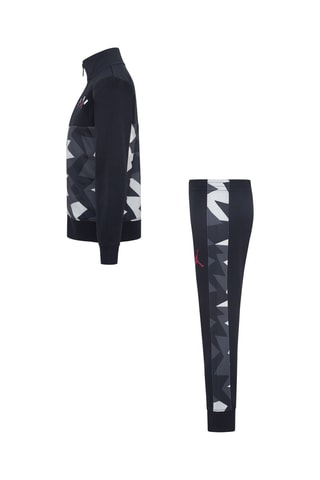 Sweat et pantalon - Blanc, noir, rouge et gris