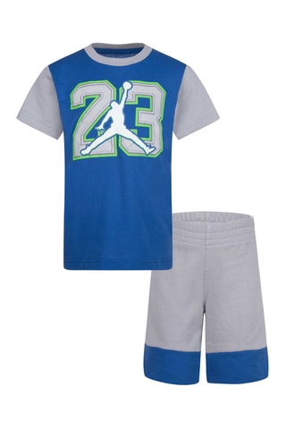 Tshirt et short - Bleu et gris