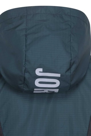 Coupe-vent à capuche - Jordan - Noir et bleu