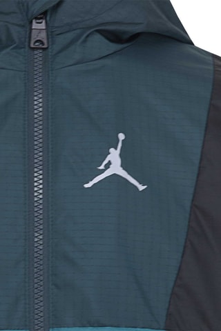 Coupe-vent à capuche - Jordan - Noir et bleu
