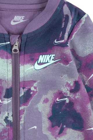 Grenouillère tie and dye - Nike - Bleu, violet et gris