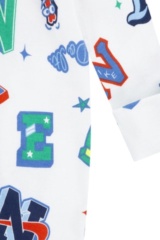 Grenouillère Next Gen Aop Footed - Nike - Blanc et bleu