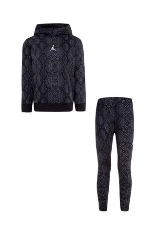 Sweat et legging - Blanc, noir et gris