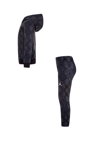 Sweat et legging - Blanc, noir et gris