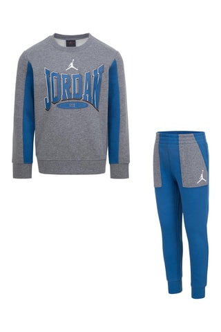Sweat et pantalon Retro Jordan - Bleu et gris