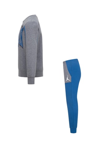 Sweat et pantalon Retro Jordan - Bleu et gris
