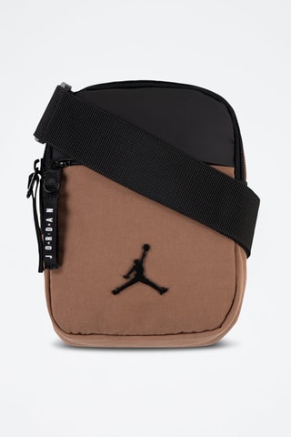 Sac bandoulière Airborne - Blanc, noir et marron