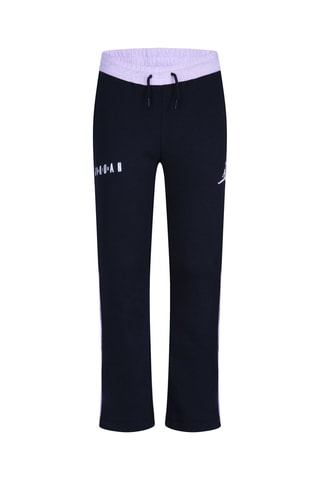 Pantalon de survêtement polaire - Noir et violet