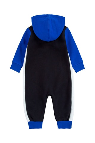 Combinaison à capuche - Blanc, noir et bleu