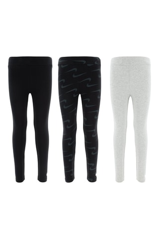 3 leggings - Nike - Gris et noir
