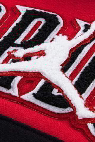 Sweat à capuche et pantalon polaires - Blanc, noir et rouge