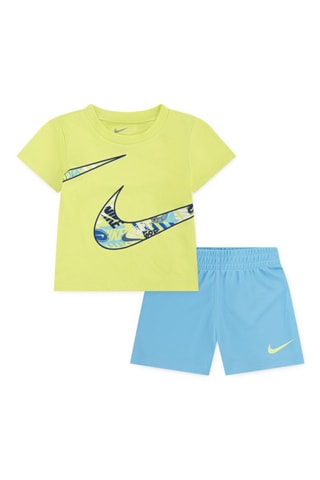 Tshirt et short Air - Bleu et vert