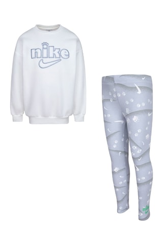 Sweat et legging - Nike - Blanc
