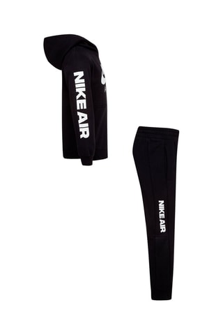 Sweat à capuche et jogging polaire - Blanc et noir