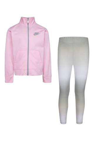 Sweat et legging dip and dye - Blanc, rose et gris