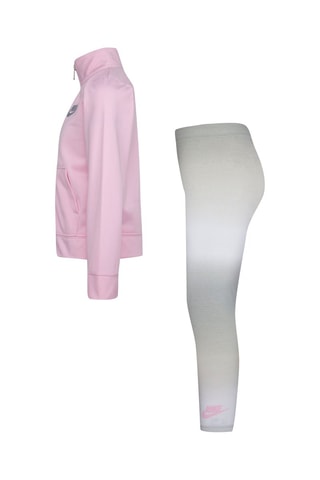 Sweat et legging dip and dye - Blanc, rose et gris