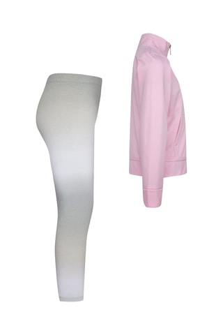 Sweat et legging dip and dye - Blanc, rose et gris
