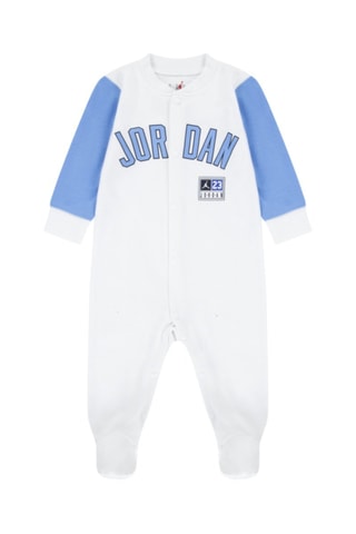 Grenouillère Diamond - Jordan - Blanc et bleu