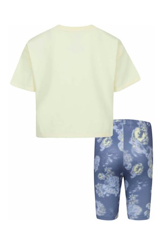 Tshirt et cycliste - Blanc et bleu