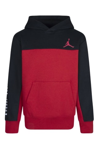 Sweat à capuche - Blanc, noir et rouge