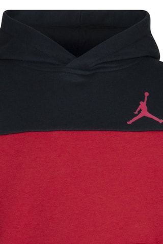 Sweat à capuche - Blanc, noir et rouge