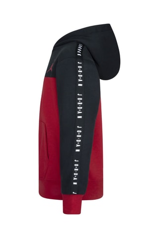 Sweat à capuche - Blanc, noir et rouge