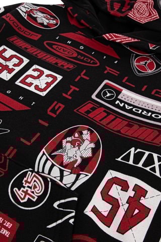 Sweat à capuche Essentials - Jordan - Blanc, noir et rouge