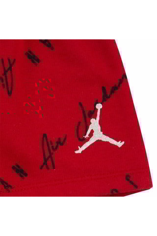 Tshirt et short - Blanc, noir et rouge