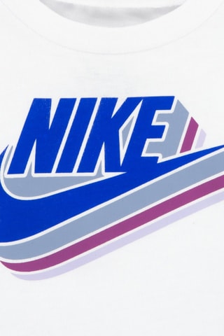 Tshirt et short Reimagine - Blanc et bleu