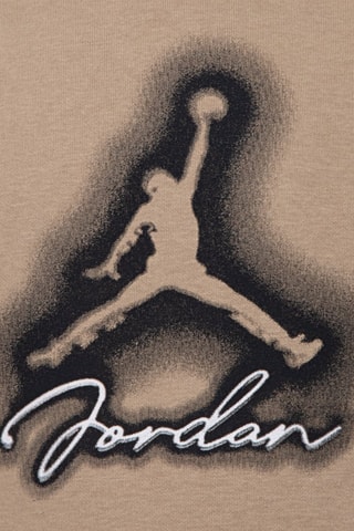 Sweat à capuche et pantalon - Noir et beige