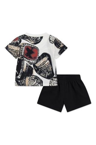 Tshirt et short Jordan Ring - Blanc et noir