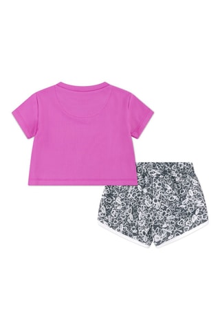 Tshirt et short Game Swoosh Match Sprinter - Rose et gris
