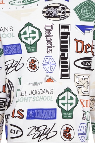 Sweat à capuche Essentials - Jordan - Blanc, noir et vert