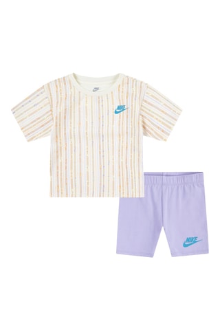 T-shirt et cycliste - Violet