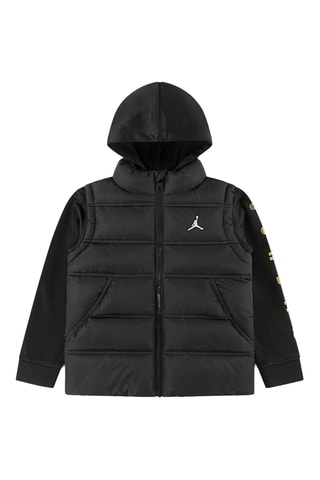 Doudoune à capuche - Noir