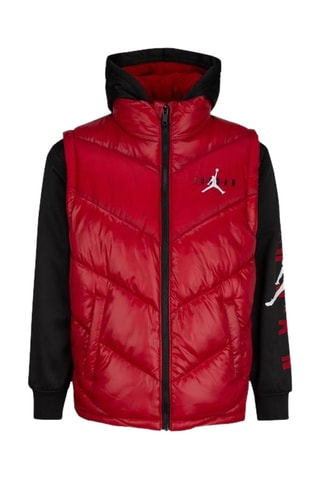 Veste à capuche - Rouge