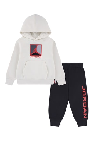 Sweat à capuche et jogging - Blanc